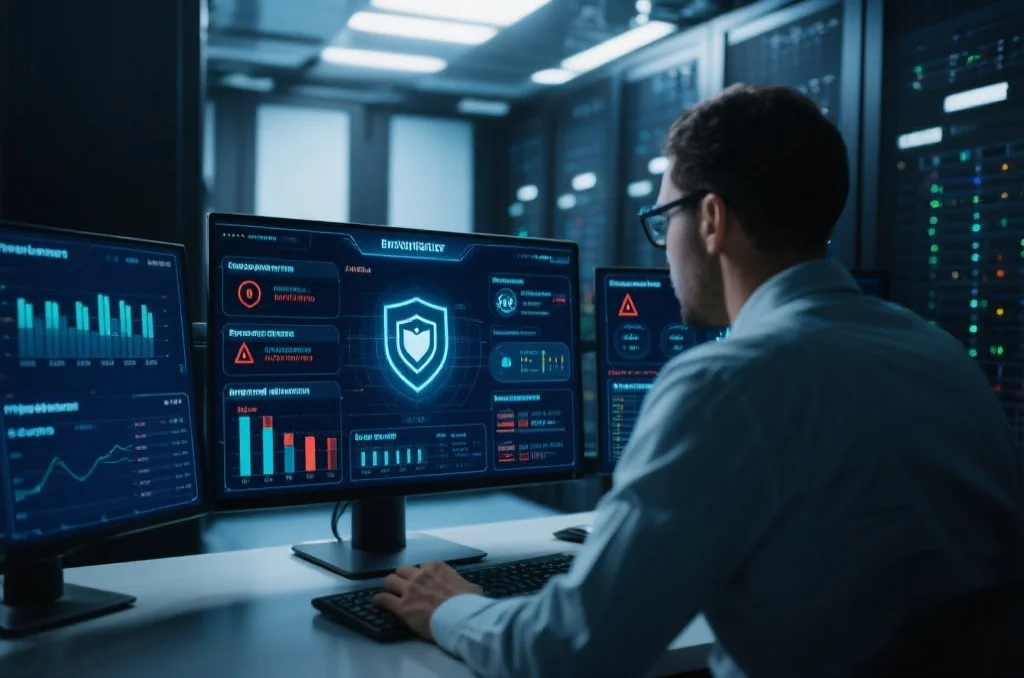 网络安全专家在保护数据安全